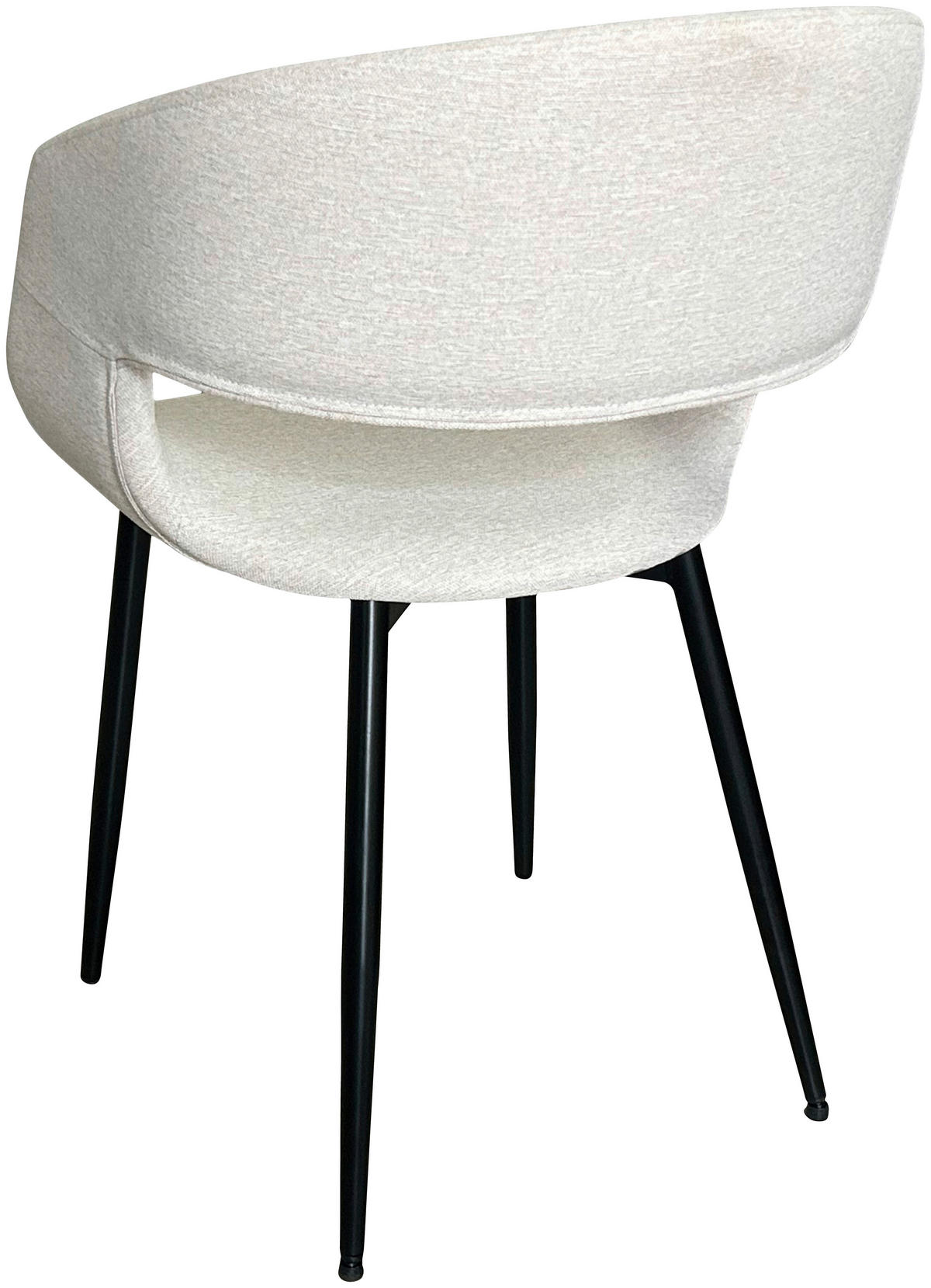 ŽIDLE S PODRUČKAMI, ocel, tkaná látka, béžová - černá/béžová, Design, kov/textil (52/77/50,5cm) - Boxxx