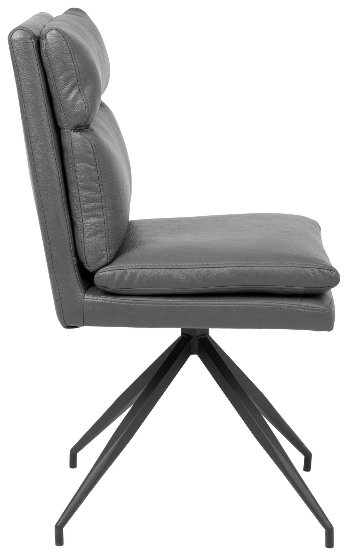 STOLICA  siva       - siva/crna, Lajfstajl, drvo/metal (45/83/49cm) - Livetastic