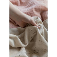 KUSCHELDECKE 24/24 cm  - Creme, Design, Textil (24/24cm)