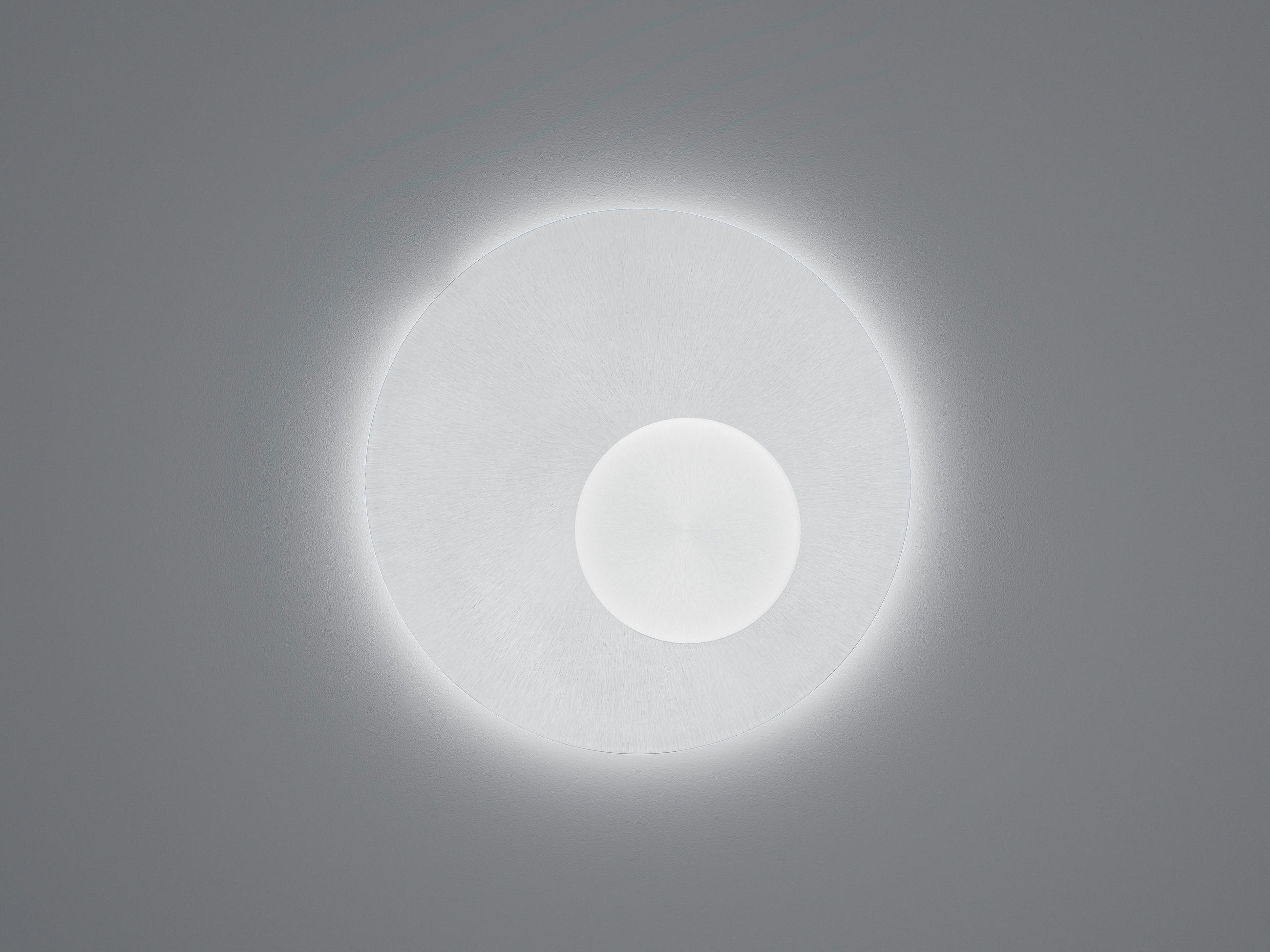 LED-DECKENLEUCHTE Stella 60/4 cm   - Weiß, Design, Metall (60/4cm) - Hell