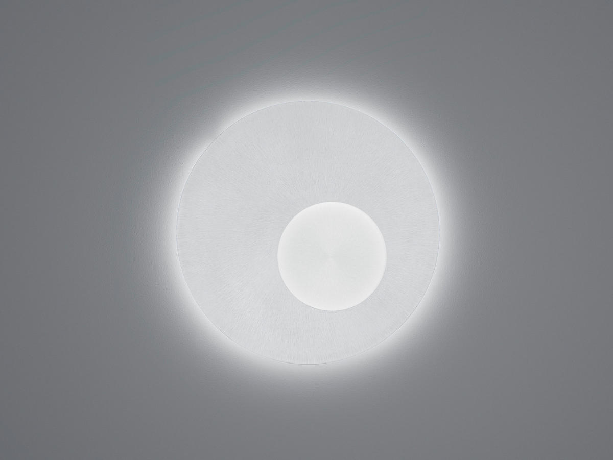 LED-DECKENLEUCHTE Stella 60/4 cm   - Weiß, Design, Metall (60/4cm) - Hell