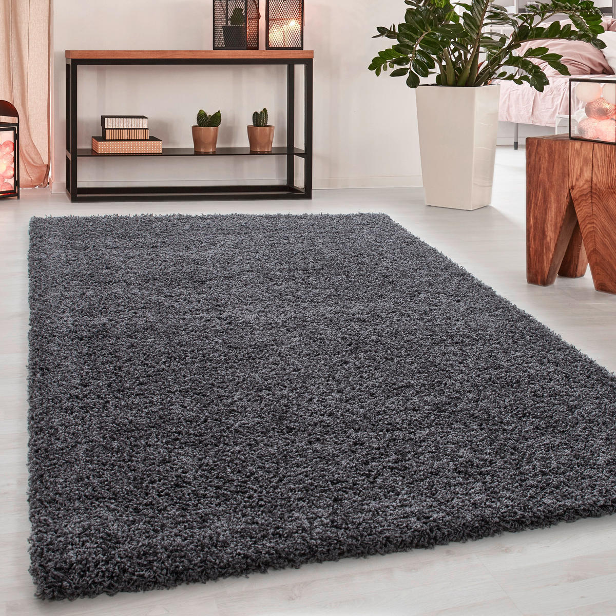 HOCHFLORTEPPICH 80/150 cm Dream 4000 Grau  - Grau, KONVENTIONELL, Textil (80/150cm) - Novel