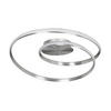 STROPNÍ LED SVÍTIDLO, 56/24 cm  - bílá/barvy stříbra, Design, kov/plast (56/24cm) - Ambiente