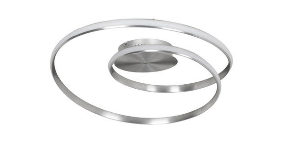 LED-DECKENLEUCHTE 56/24 cm   - Silberfarben/Weiß, Design, Kunststoff/Metall (56/24cm) - Ambiente