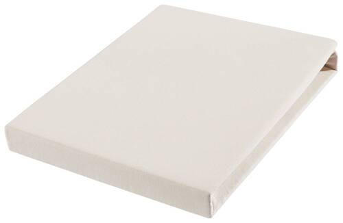 TOPPER-SPANNBETTTUCH Jersey  - Naturfarben, KONVENTIONELL, Textil (180/200cm) - Novel