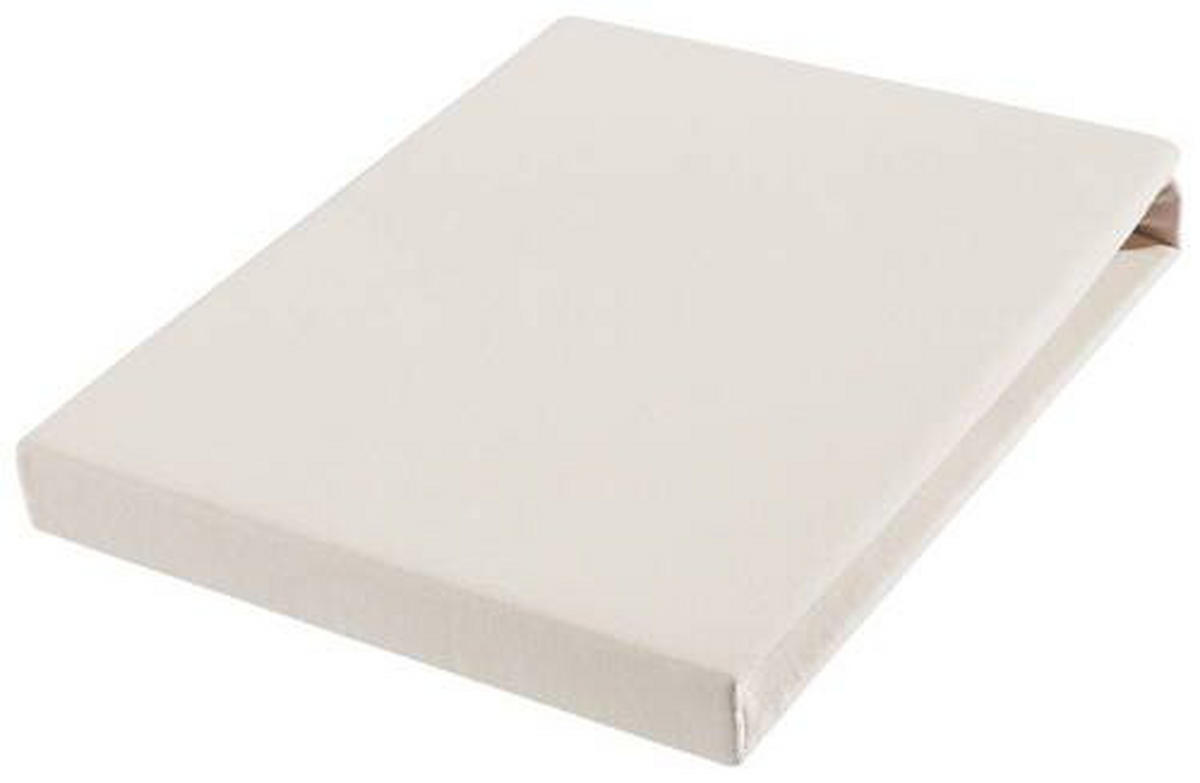 TOPPER-SPANNBETTTUCH FLORENZ Jersey  - Naturfarben, KONVENTIONELL, Textil (140/200-220cm) - Novel