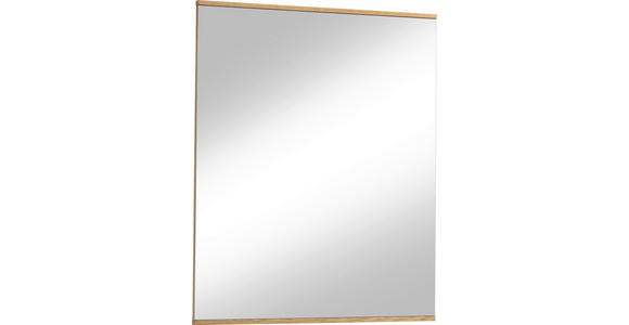 WANDSPIEGEL 68/82/2,1 cm    - Eichefarben, Natur, Glas/Holz (68/82/2,1cm) - Novel