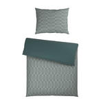 WENDEBETTWÄSCHE Mavie Satin 140/200 cm  - Grün, KONVENTIONELL, Textil (140/200cm) - Novel