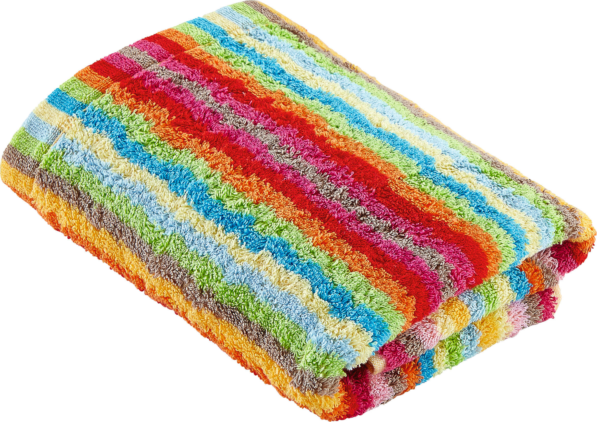 HANDTUCH LIFESTYLE STREIFEN Multicolor  - Multicolor, Basics, Textil (50/100cm) - Cawoe