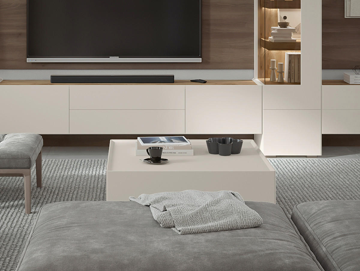 TV KOMODA kašmir  - kašmir, Dizajnerski, metal/pločasti materijal (90/56/47cm) - Voleo