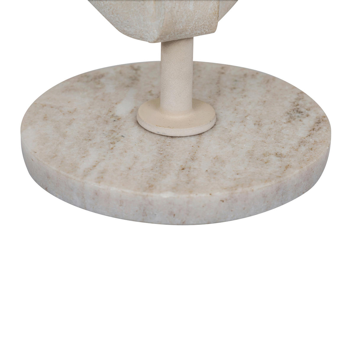 SKULPTUR - Beige, Basics, Stein/Metall (13/37/13cm)