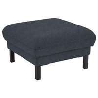 HOCKER in Textil Anthrazit  - Anthrazit/Schwarz, Design, Textil/Metall (74/46/74cm) - Pure Home Comfort