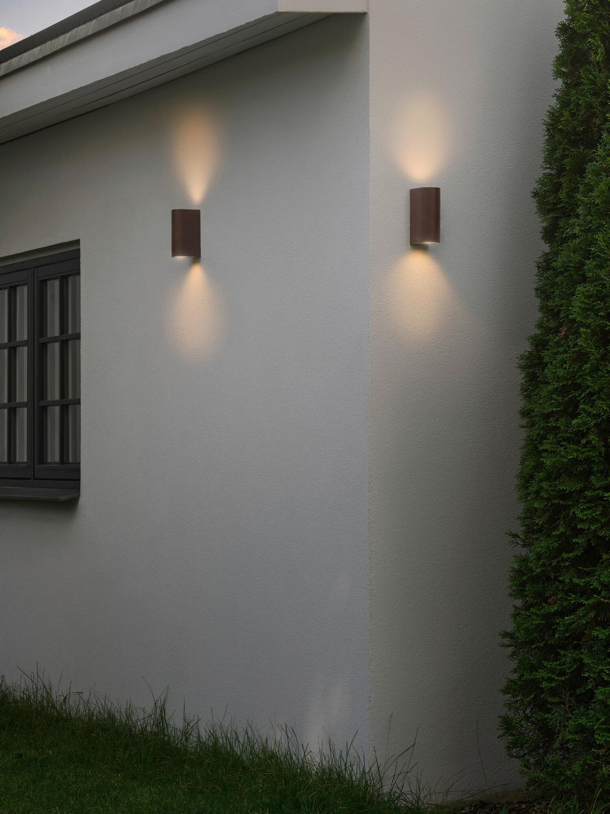 AUßENWANDLEUCHTE 6,6/9,2/16,2 cm   - Rostfarben, Design, Metall (6,6/9,2/16,2cm) - Nordlux