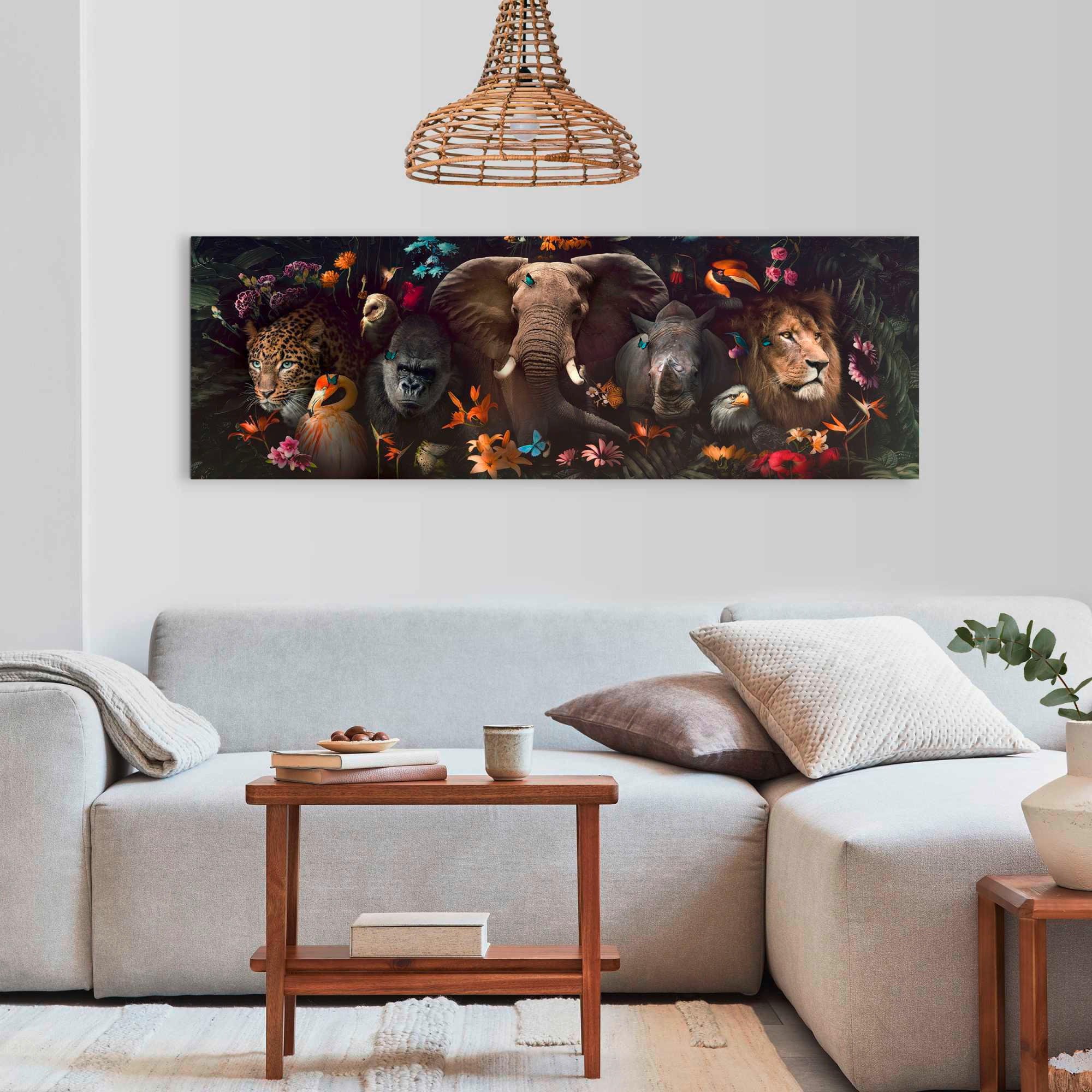 BILD Tiere  - Multicolor, Basics, Holz (156/52/2cm) - Reinders!
