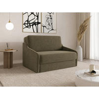 SCHLAFSOFA Dunkelgrün  - Dunkelgrün/Schwarz, Design, Kunststoff/Textil (136/86/113cm) - MID.YOU