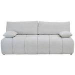 BOXSPRINGSOFA in Chenille Ecru  - Ecru/Schwarz, MODERN, Kunststoff/Textil (210/72/105cm) - Cantus