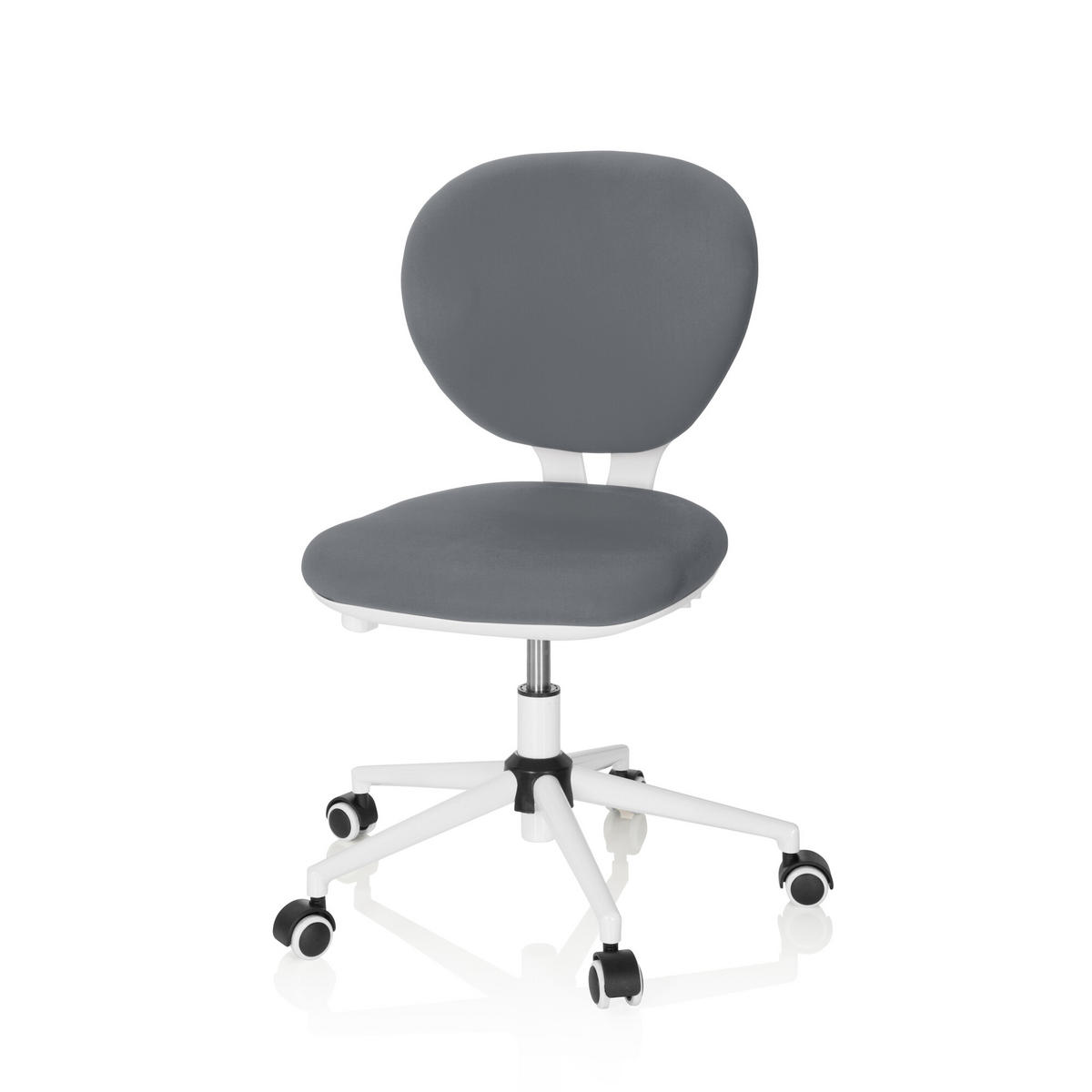 JUGENDDREHSTUHL Grau  - Grau, Basics, Kunststoff (43/82-95/56cm) - MID.YOU