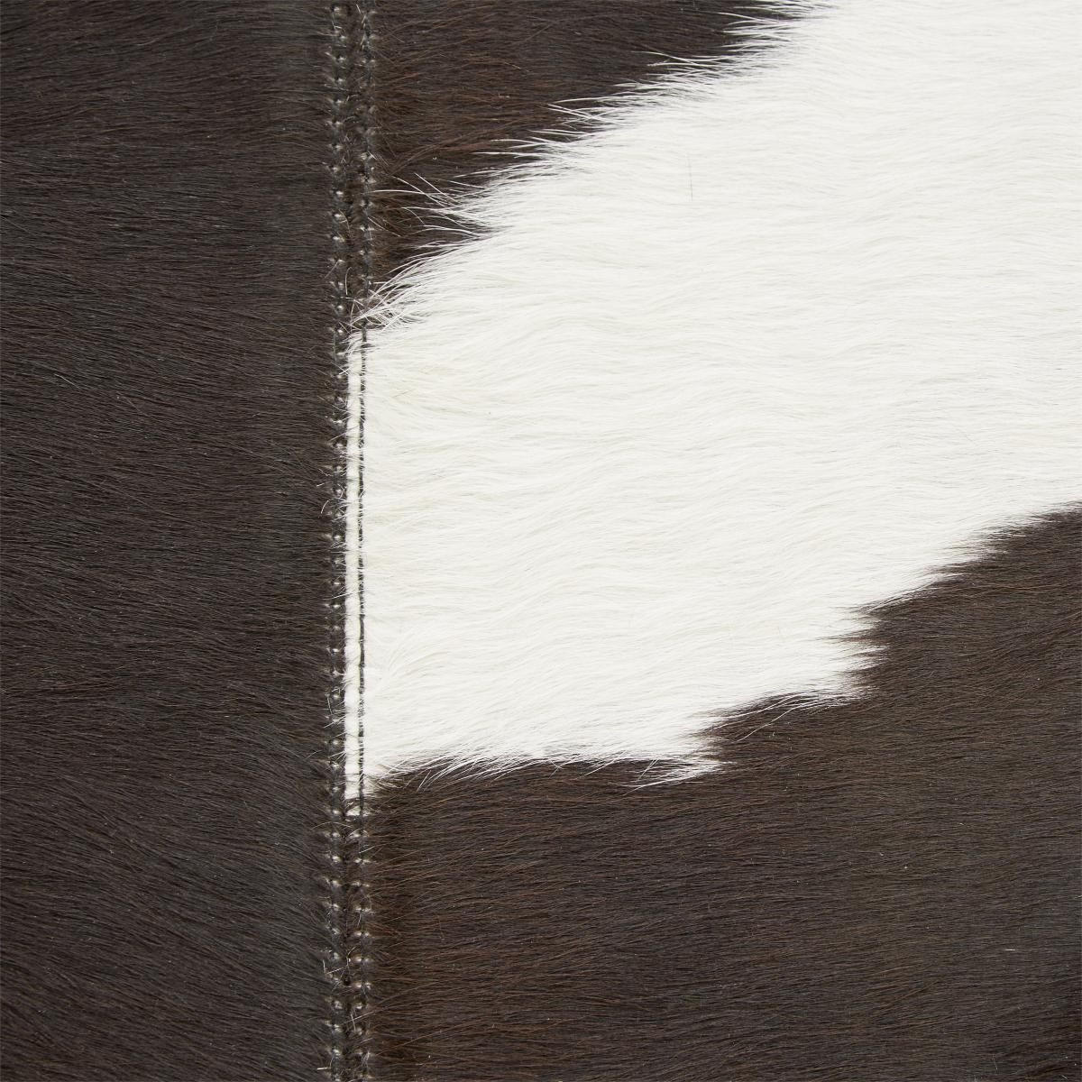 FOTELJA metal, koža  bijela, tamno smeđa   - bijela/tamno smeđa, Lifestyle, koža/metal (72/78/92cm)