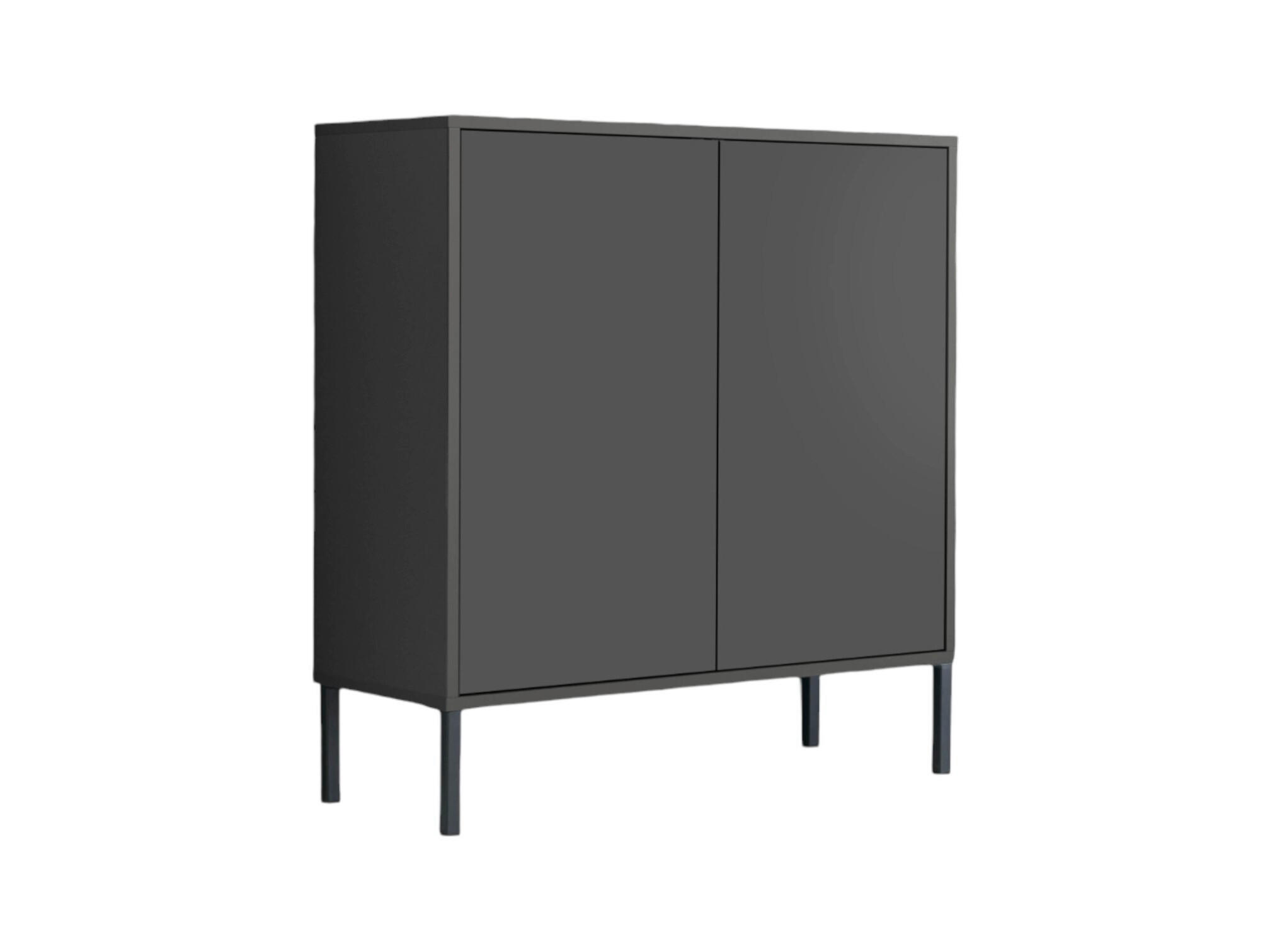 KOMMODE Mailand Typ 4 + MF  in 79/86/33 cm  - Anthrazit, MODERN, Holzwerkstoff/Metall (79/86/33cm) - MID.YOU