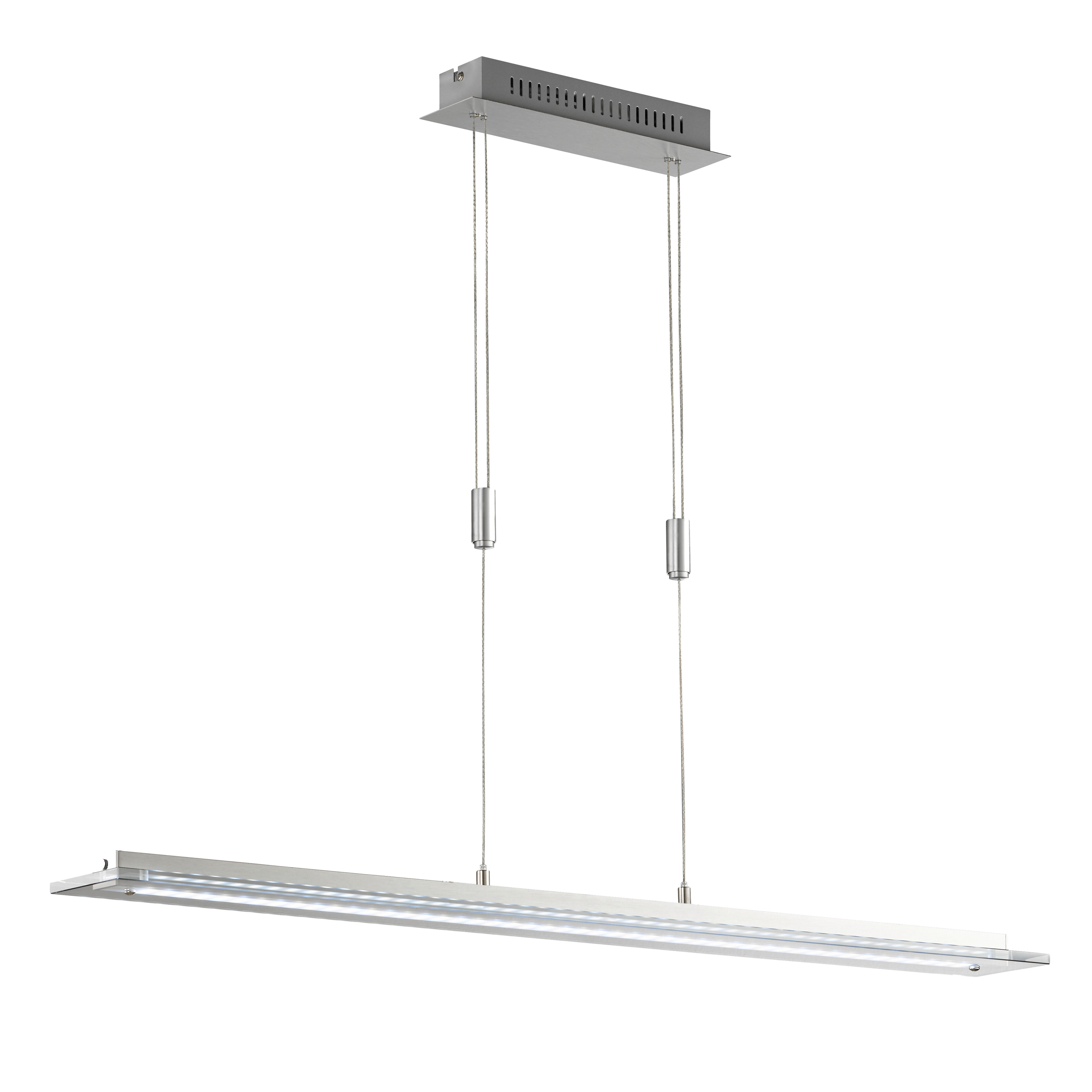 LED-HÄNGELEUCHTE Scalea  - Alufarben, Design, Metall (13,5/8/150cm) - Fischer & Honsel