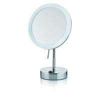 SCHMINKSPIEGEL  - Silberfarben, Basics, Metall (12/31,5cm) - Kela