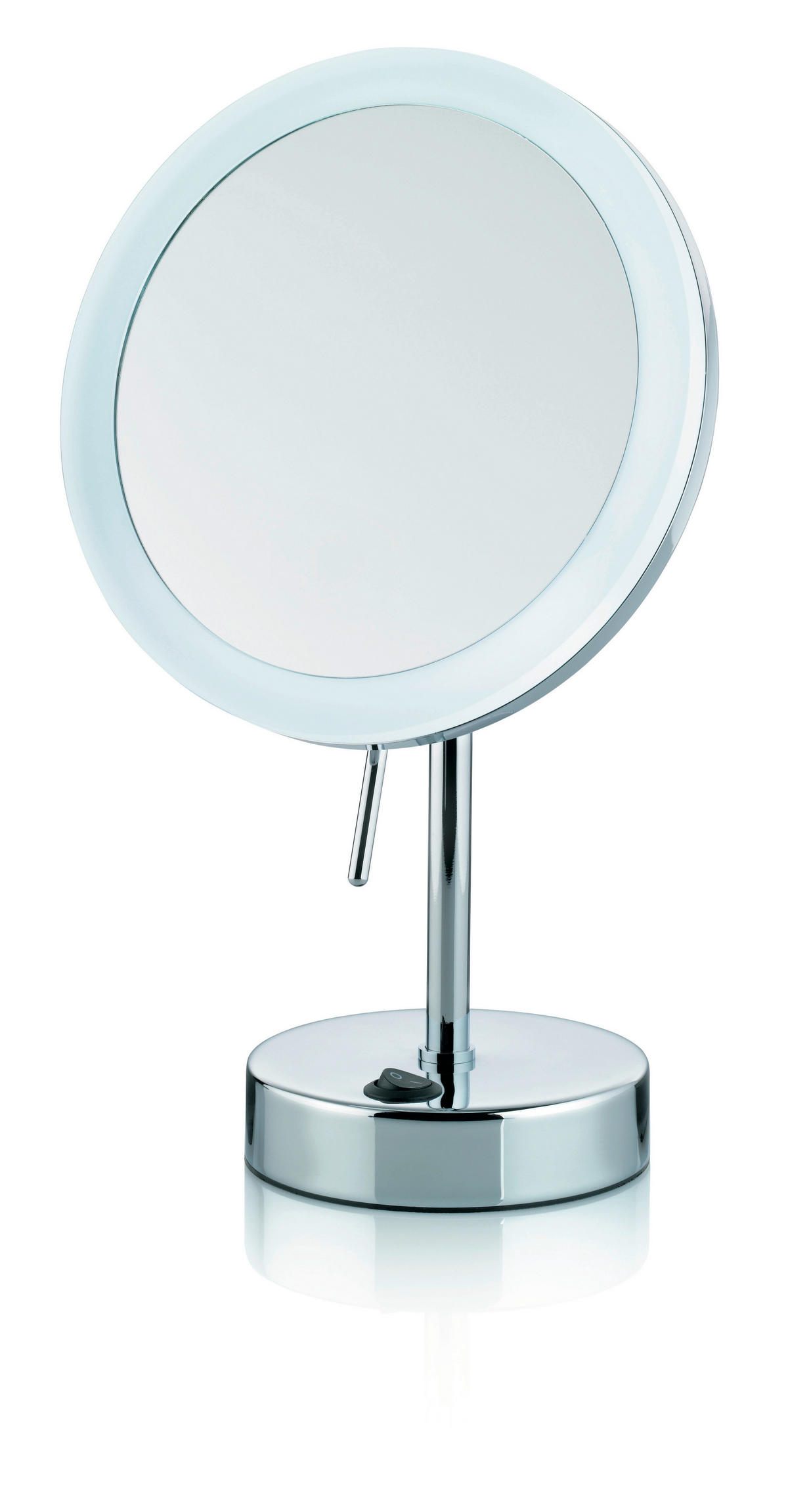 SCHMINKSPIEGEL  - Silberfarben, Basics, Metall (12/31,5cm) - Kela