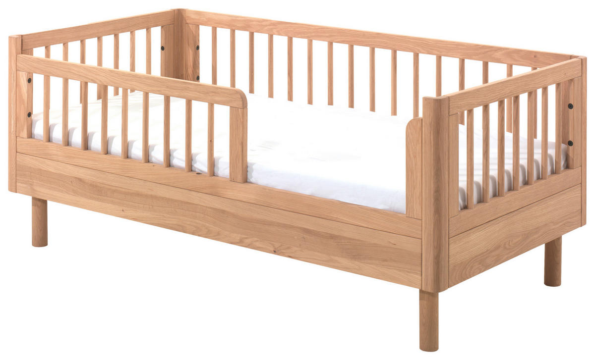KINDER-/JUNIORBETT - Eichefarben/Naturfarben, MODERN, Holz (70/140cm) - Vipack