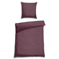 BETTWÄSCHE 2-teilig Flanell 135/200 cm  - Beere, Basics, Textil (135/200cm) - Florella