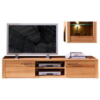 TV-ELEMENT 190/36/45 cm  - Edelstahlfarben/Buchefarben, Basics, Holz/Holzwerkstoff (190/36/45cm) - Livetastic
