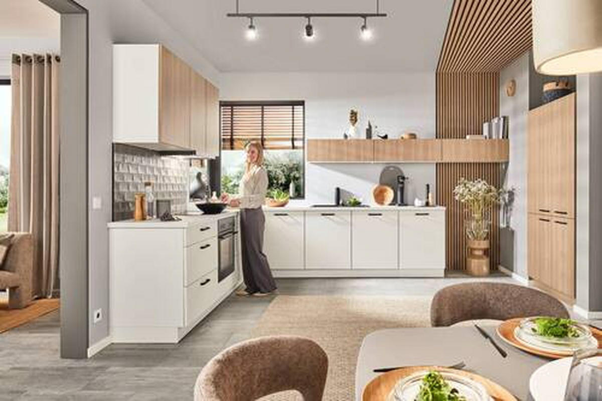 EINBAUKÜCHE   - Weiss, Design, Holzwerkstoff - Dieter Knoll
