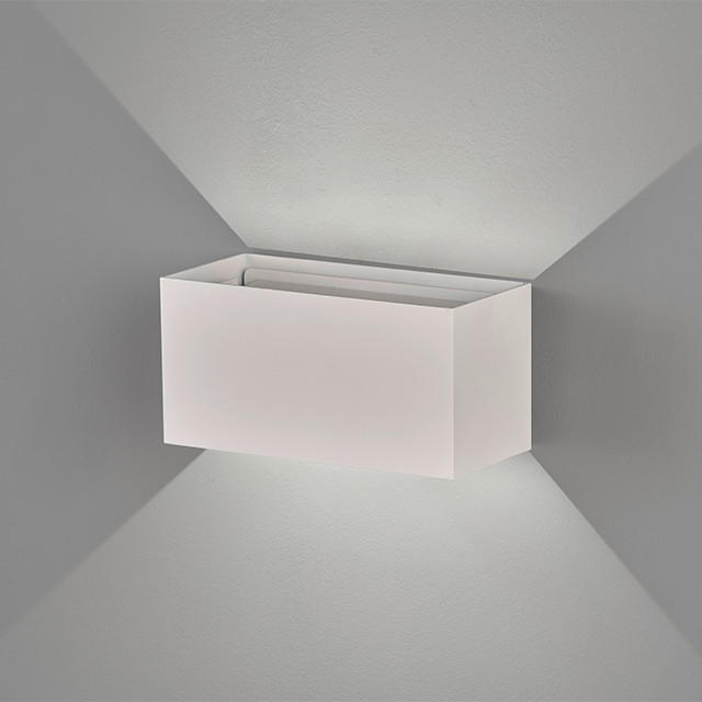LED-WANDLEUCHTE Wallo 20/10/10 cm   - Creme/Weiß, Design, Metall (20/10/10cm) - Fischer & Honsel