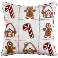 KISSENHÜLLE  - Multicolor, Textil (45cm) - X-Mas