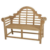 GARTENBANK 135/104/60 cm Teakholz   - Naturfarben, Basics, Holz (135/104/60cm) - Gardenson