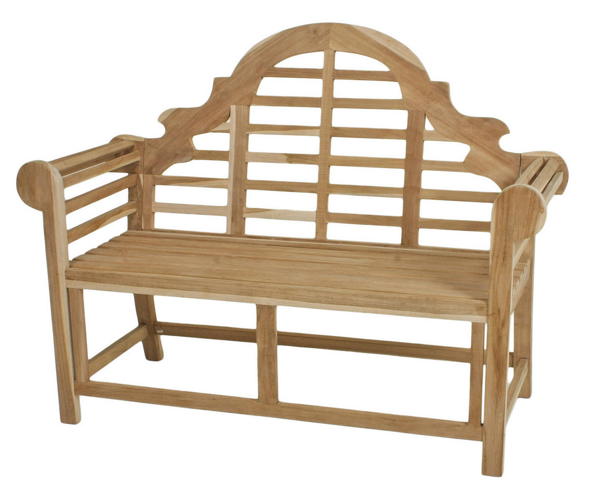 GARTENBANK 135/104/60 cm Teakholz   - Naturfarben, Basics, Holz (135/104/60cm) - Gardenson