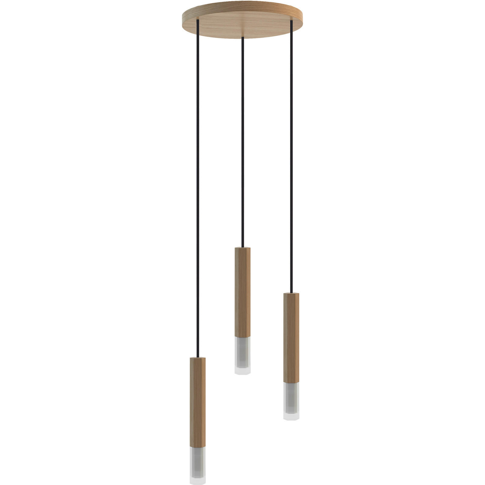 HÄNGELEUCHTE 30/150 cm  - Schwarz/Naturfarben, Natur, Holz (30/150cm)