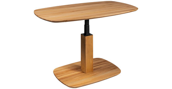 COUCHTISCH Buche Hartholz 110/65/48-67 cm organisch Buchefarben  - Buchefarben, Design, Holz (110/65/48-67cm) - Linea Natura