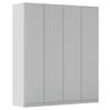 FALTTÜRENSCHRANK 181/210/54 cm 2-türig Grau  - Grau, Holzwerkstoff (181/210/54cm) - Rauch Möbel