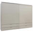 SCHWEBETÜRENSCHRANK in Sandfarben - Sandfarben/Chromfarben, Design, Glas/Holzwerkstoff (278/222/68cm) - Moderano SCHWEBETÜRENSCHRANK in Sandfarben - Sandfarben/Chromfarben, Design, Glas/Holzwerkstoff (278/222/68cm) - Moderano