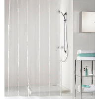 DUSCHVORHANG Claro 180/200 cm  - Klar, KONVENTIONELL, Kunststoff (180/200cm) - Kleine Wolke