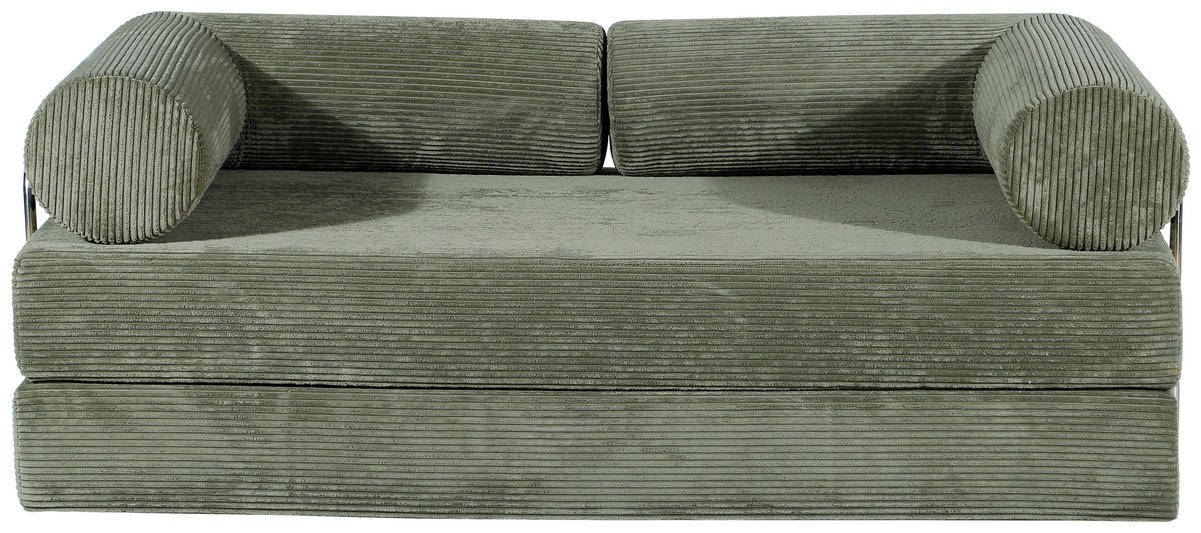 SESSEL in Cord Grün  - Grün, Design, Textil (180/70/100cm) - P & B