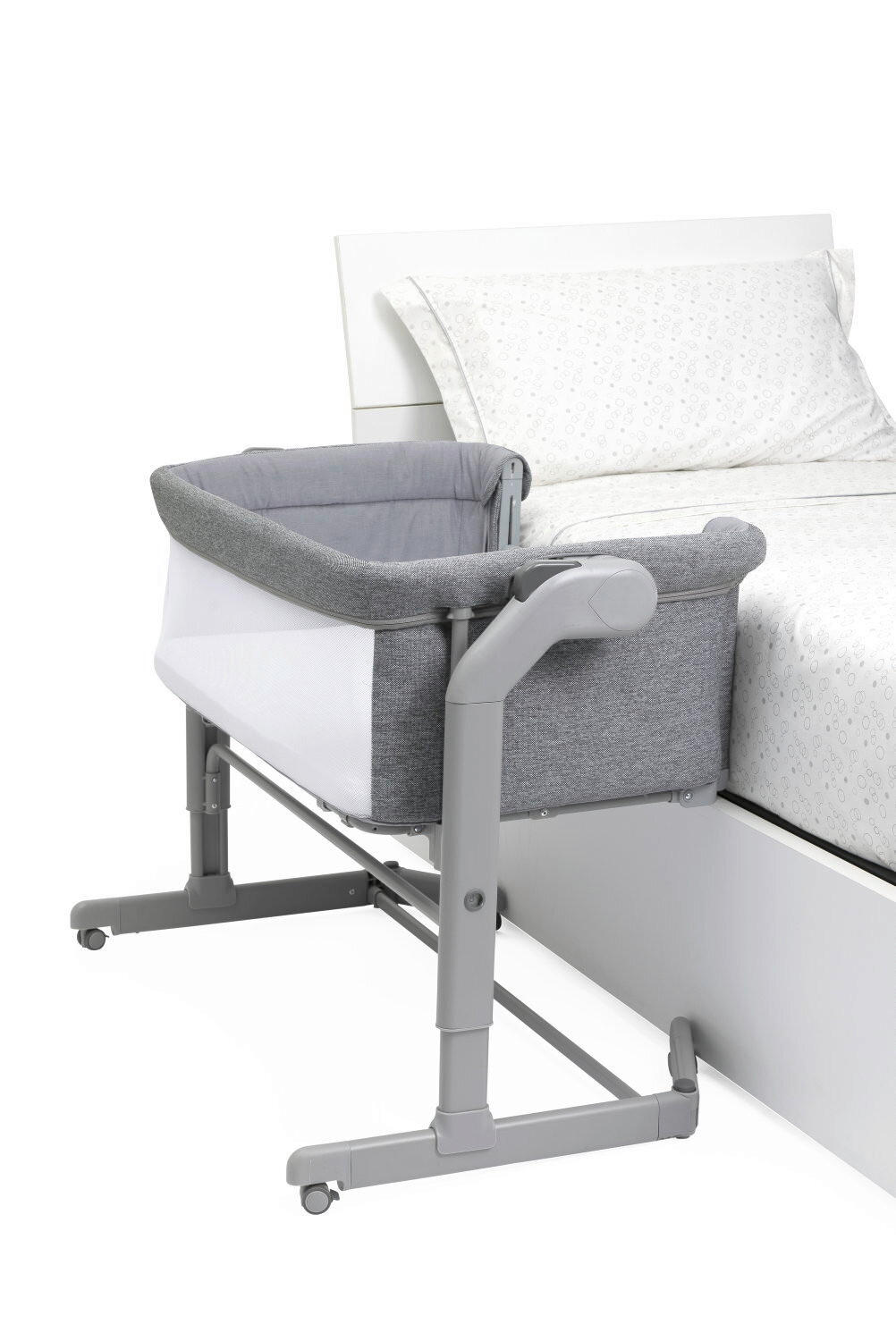 BEISTELLBETT Next2Me Magic Evo  - Dunkelgrau, Basics (99/73,5/64/80cm) - Chicco
