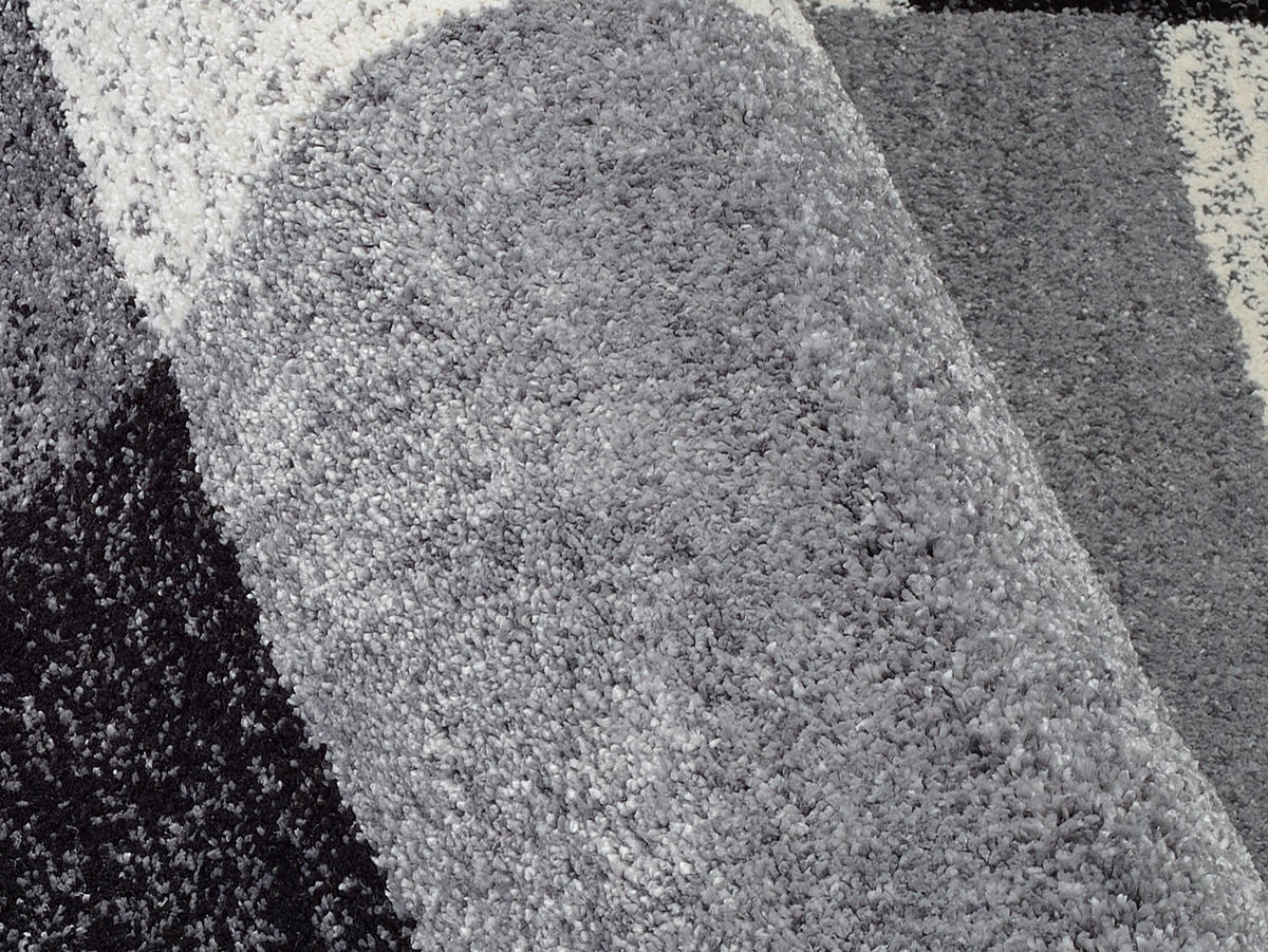 WEBTEPPICH 200/290 cm Astor Grid Grau, Schwarz  - Schwarz/Grau, Design, Textil (200/290cm) - Novel
