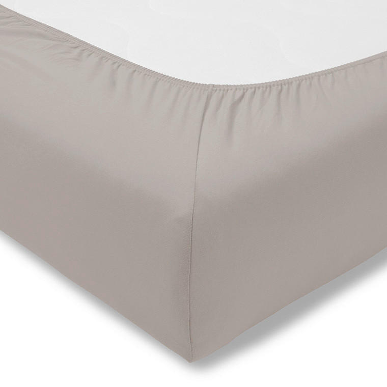 SPANNBETTTUCH Exquisit Single-Jersey  - Greige, Basics, Textil (200/200cm) - Estella
