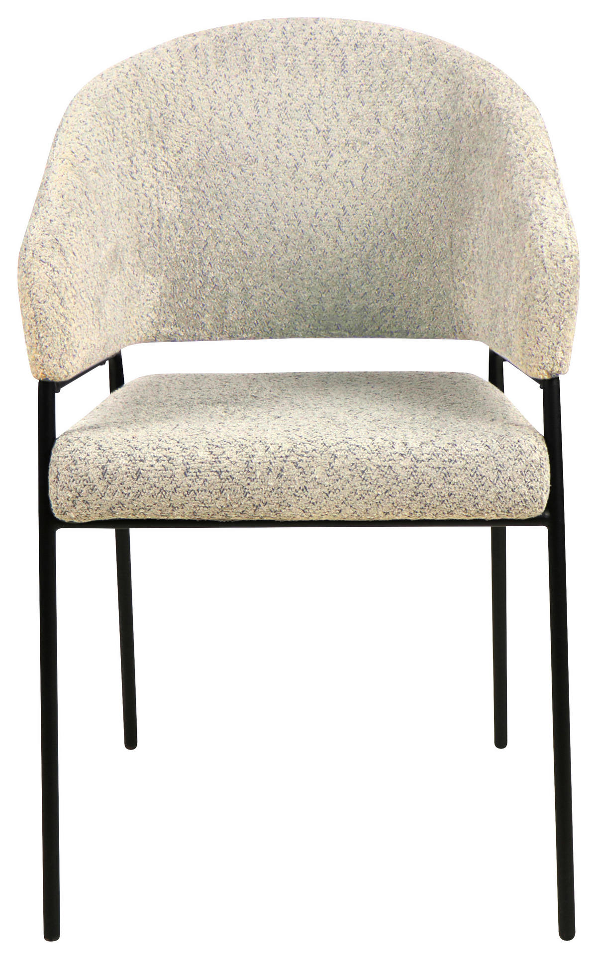 NASLANJAČ, les, kovina, tekstil bež  - črna/bež, Design, kovina/tekstil (58/84,5/55.5cm) - Hom`in