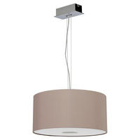 LED-HÄNGELEUCHTE 18/150 cm  - Silberfarben/Cappuccino, Basics, Kunststoff/Metall (18/150cm) - Joop!