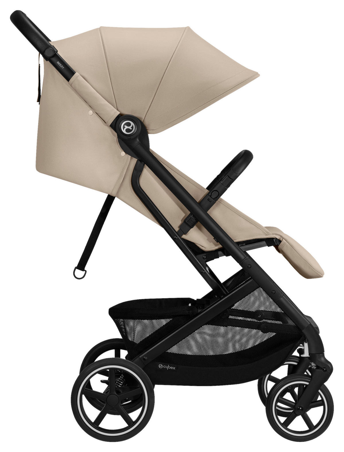 BUGGY Beezy  - Beige/Schwarz, Basics, Textil/Metall (29/65/10,1cm) - cybex GOLD