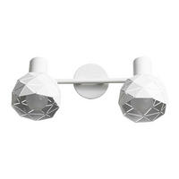 STRAHLER   - Weiß, KONVENTIONELL, Metall (17/30/10cm)