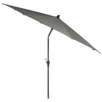 SONNENSCHIRM 300 cm  - Anthrazit/Olivgrün, KONVENTIONELL, Textil/Metall (300/300cm) - Siena Garden