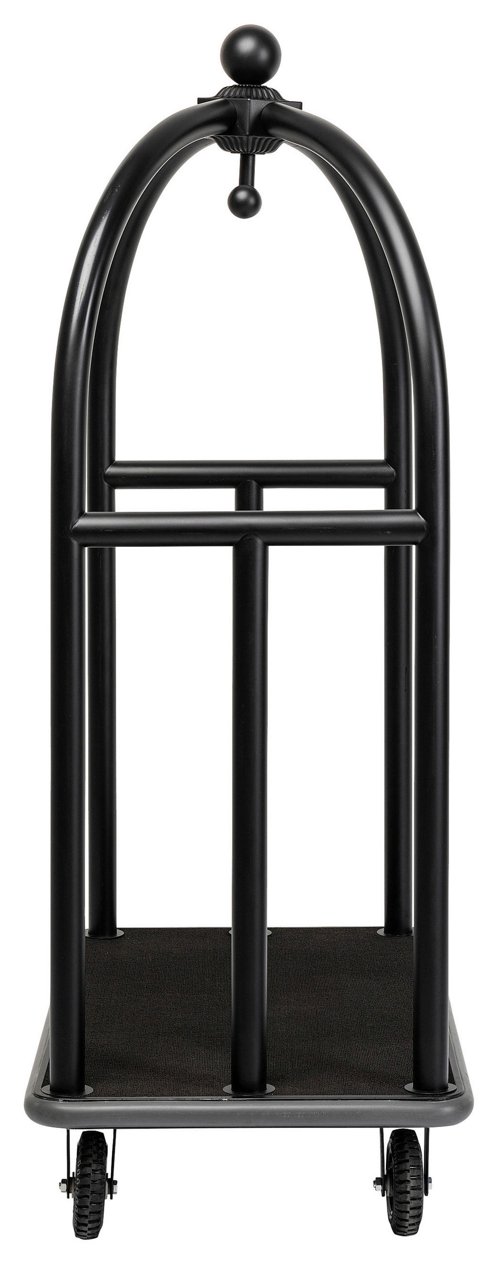 KLEIDERWAGEN in Schwarz 105/186/62 cm   - Schwarz, Trend, Holzwerkstoff/Kunststoff (105/186/62cm) - Kare-Design