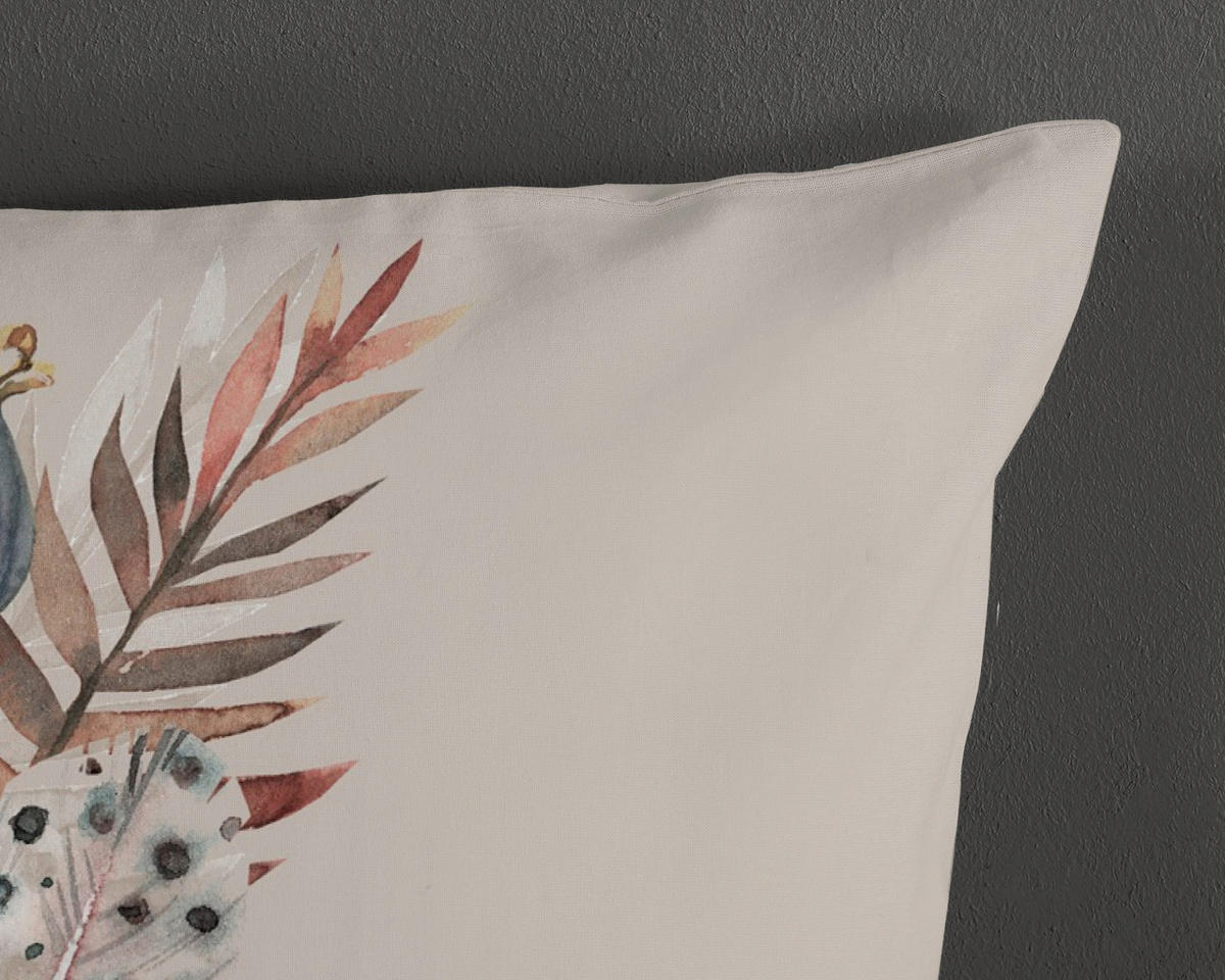 WENDEBETTWÄSCHE Famm Mikrofaser 135/200 cm  - Taupe/Beige, Natur, Textil (135/200cm)